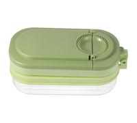 HOODANCOS Pressa Portatile per Gnocchi e Ravioli 3 in 1, Strumento fare Gnocchi in Plastica Verde, Macchina Manuale per Involtini, per Cucina Domestica e Ristoranti