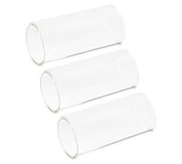 HOODANCOS Proteggi Dita in Vetro per Chitarra 3 Pezzi Copri Dita Trasparente 5,1 Cm Set di Coperture Leggere Riutilizzabili per Esercitarsi Suonare Chitarra Accessori Strumento Musicale