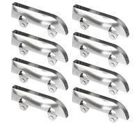 HOODANCOS Pulegge Scorrevoli 12 Pezzi Scorrimento Fluido in Acciaio Rotelle Resistenti per Porte in Vetro per Vetrine e Armadietti