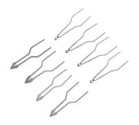 HOODANCOS Punte Pirografo per Legno 8 Pezzi in Lega Nichel Cromo Resistenti Alte Temperature per Pirografia Artistica Facile Montaggio e Smontaggio