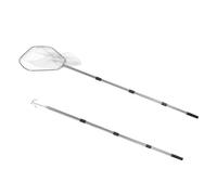 HOODANCOS Rete Pollame in Acciaio Resistente con Manico Telescopico e Gancio Rete Pieghevole Robusta per Anatre Oche e Piccoli Animali all Aperto Attrezzo Robusto per Allevamenti e Fattorie