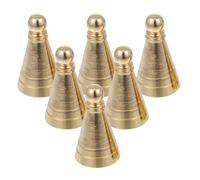 HOODANCOS Riutilizzabili Stampi in Ottone Set 6 per Incenso a Forma di Cono e Torre Portatili per Creazione Fai da Te per Uso Casalingo e Viaggio