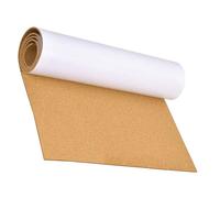 HOODANCOS Rotolo di Sughero Autoadesivo 120X30 CM Retro Spesso Pannello Bacheca Autoadesiva Staccabile per Pareti Verniciate e Piastrellate Tappetino Sughero per Ufficio Scuola e Casa