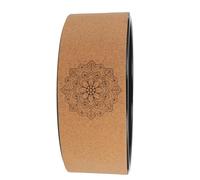 HOODANCOS Ruota Yoga in Sughero Naturale Strumento Portatile per Allenamento Schiena e Piegamenti Antiscivolo per Stretching e Pilates Aumenta Flessibilità e Supporto Posturale