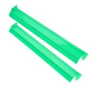 HOODANCOS Set 2 Pezzi Portatessere Mahjong 18 Pollici in Plastica Trasparente Resistente con Righello Spingitore, Accessori per Gioco Mahjong Americano, Rastrelliera per Organizzare