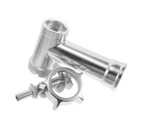 HOODANCOS Set 3 Pezzi Accessori Ricambio Tritacarne Elettrico Lega Alluminio, Tubo Alimentazione e Testa Tritacarne per Lavorazione Carne, Ricambi Compatibili per Uso Domestico