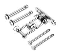 HOODANCOS Set Ganci per Altalena in Acciaio 304 360° Rotanti Ganci di Fissaggio Durevoli per Amaca e Sedia Sospesa Accessori per Uso Esterno e Attrezzature Fitness