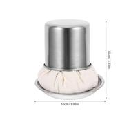 HOODANCOS Spazzola da Cucina in Acciaio Resistente Panno per Olio Set 2 Pezzi Vassoio Spalmatore Olio Resistente per Barbecue Pancake e Uso Domestico