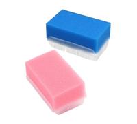 HOODANCOS Spazzola per Massaggio Infantile Colore Casuale per Bagnetto del Ragazzo Ragazza 2 Pezzi Setole Morbide e Spugna Sensoriale, Sicura per Tutti i Tipi di Pelle