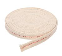 HOODANCOS Stoppino Piatto in Cotone Spesso per Lampade a Olio da 4 M Ricambio per Lanterne a Cherosene e Torce da Giardino per Uso Domestico e Attività Outdoor come Campeggio ed