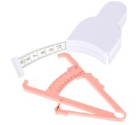 HOODANCOS Strumento Misurazione Grasso Corporeo con Pinza e Nastro Corpo Bianco e Rosa Portatile e Durevole per Misurazioni Accurate di Pliche Cutanee e Circonferenze