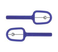 HOODANCOS Strumento per Esercizi Lingua a Forma di U 2 Pezzi, Allenatore Muscoli Orali Portatile per Logopedia e Adulti, Dispositivo per Terapia Miofunzionale e Miglioramento Linguaggio