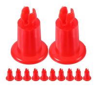 HOODANCOS Supporti Piedini Rossi per Bilancia Elettronica Set da 12 Pezzi Piedini Livellatori Antiscivolo per Pesatura Fino a 30 Kg Accessori Resistenti per Cucina Magazzino e Officina