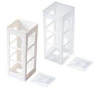 HOODANCOS Supporto da Parete per Piastra e Asciugacapelli 2 Pezzi, Organizer per Chioma senza Foratura, Porta Attrezzi Compatto per Bagno e Salone, Metodo di Deposito Pratico ed Essenziale