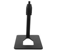 HOODANCOS Supporto da Tavolo per Microfono Piccolo in Metallo con Base Rettangolare Stabile Compatibile con Microfoni per Streaming e Karaoke Supporto da Scrivania Versatile per Canto e