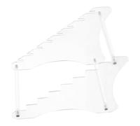 HOODANCOS Supporto Trasparente in Acrilico per Taglierini da Cucina Espositore Decorativo da Banco lungo 15 CM Organizer Pratico per Taglierini Domestici