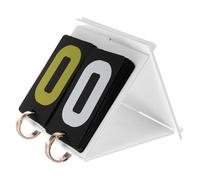 HOODANCOS Tabellone Segnapunti da Tavolo Flip Portatile Contatore Punteggio Manuale con Numeri Grandi per Giochi di Carte Calcio Balilla Shuffleboard e Tornei Sportivi