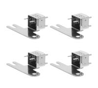 HOODANCOS Testina Magnetica Stereo per Registratore a Nastro Accessorio Metallico per Lettore Cassette Set 4 Pezzi per Riproduzione Audio ad Alta Fedeltà e Uso in Apparecchi Stereo