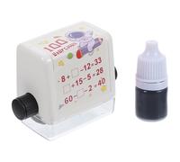 HOODANCOS Timbro Didattico Digitale a Rullo Matematico per Studenti, Francobolli per Matematica Scarico Automatico Olio, Set Rotante per Esercizi di Calcolo Fino a 100, per Stile Casuale