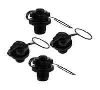 HOODANCOS Valvola ad Alta Pressione per Kayak e Gommoni 4 Pezzi 22mm Filettatura PVC Resistente Tappo Gonfiabile e Adattatore per Presa D’Aria, Accessorio Pratico per Sport Acquatici