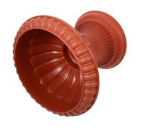 HOODANCOS Vaso da Giardino retrò in Plastica Piedistallo Fioriera in Urna da Esterno Decorazione Stile Romano per Giardino Portico e Matrimoni Colore Mattone Dimensioni per Piante