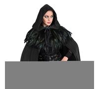 Hooded Cloak - Halloween Hooded Cloak | Cloaks With Hood, Renaissance Cape Costume With Hood, Unisex Robe Outfit Prop For Medieval Renaissance Parties Women Adult Witch And Cosplay