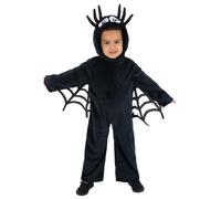 Hooded Jumpsuit & Web Wings Unisex Costumes NUOVO