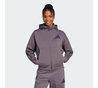 adidas Z.N.E. W - felpa con cappuccio - donna S Purple woman Recycled Polyester