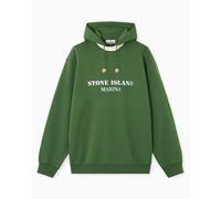 Hoodie con logo Relaxed Stone Island Marina per uomo