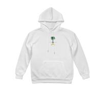 Hoodie da Uomo Termico con Morbida Fodera in Pile eRegno dell'Arabia Saudita Stampa Emblema - Felpa con Cappuccio Calda Tasca a Marsupio per Le Giornate Fredde,Bianco,XL