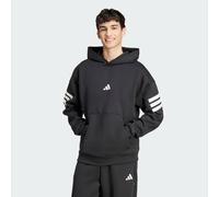 adidas Homme Future Icons Three Stripes Hoodie, Black, M