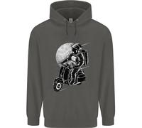 Hoodie Per Bambini Spaceman Biker Moto Astro Scooter