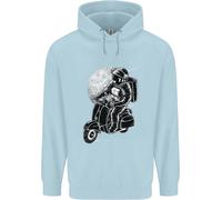 Hoodie Per Bambini Spaceman Biker Moto Astro Scooter