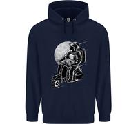 Hoodie Per Bambini Spaceman Biker Moto Astro Scooter