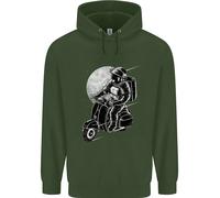 Hoodie Per Bambini Spaceman Biker Moto Astro Scooter