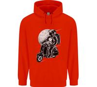 Hoodie Per Bambini Spaceman Biker Moto Astro Scooter