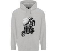Hoodie Per Bambini Spaceman Biker Moto Astro Scooter