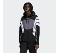 adidas Originals - Santiago HD - Felpa con cappuccio nera-Nero S
