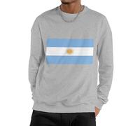 Hoodie Sweatshirt Jackets Uomo con Repubblica Argentina Bandiera Nazionale Pullover Long Sleeve Top Crewneck Termico Felpa Girocollo Morbida Pile Caldo Casual Unisex per Tutte Le Stagioni Coppia