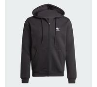ADIDAS ORIGINALS Giacca di felpa 'Trefoil Essentials' nero / bianco, Taglia XS