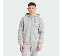 Hoodie Trefoil Essentials Full-Zip Medium Grey Heather XS