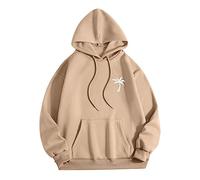 Hoodies con Cappuccio Uomo,Maniche Lunghe Jogging Hoody Felpa Spessa Semplice da Uomo Manica Lunga Antivento e Caldo Hoodie Tinta Unita Leggera Morbido Capo Basic per Autunno