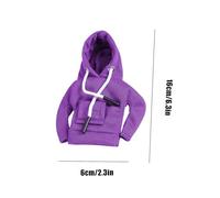 Hoodies Tabletop Animal Outfit Decor, Desk Geese Outfits, 7 Inch Geese Statue Clothes Costume Decoration For Porch Tabletop Outdoor Party Holiday