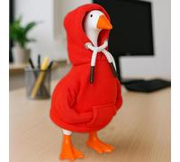 Hoodies Tabletop Animal Outfit Decor, Desk Geese Outfits, 7 Inch Geese Statue Clothes Costume Decoration For Porch Tabletop Outdoor Party Holiday