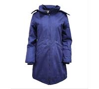 HoodLamb Donna Navy Aderente Resistente All'Acqua Canapa Paka 420 Nwt