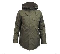 HoodLamb Giacca A Vento 2-1 In Canapa Verde Melange Da Uomo 420 MWJ014 Media NWT