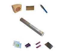 Hooe England Crypto Seed Storage Barra esagonale in alluminio Bitcoin Ethereum Frase di criptovaluta Portafoglio in metallo Mnemonico BIP39 Kit di backup di parole con penna per incisione elettrica