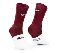 HOOF - Calzini Ciclismo Transpiranti - Calze Sportive Tecniche, Leggere e Comode - Tessuto Vaporfeel - Calze Antivesciche Unisex - Summit Burnout Red - Size 40-43