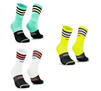 HOOF - Calzini Running Antivesciche - Calze Sportive Compressive e Traspiranti - Imbottitura Metatarso - Tecnologia Vaporfeel - Unisex - Elite Pro Pack (3 paia) - Size 44-47