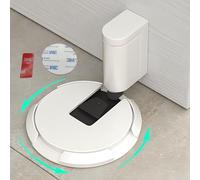 HOOFUS Fermaporta meccanico a pavimento, antivento, fermo porta interno, supporto regolabile per porta, con 2 cuscinetti di sollevamento in grado di supportare spazi fino a 3 cm di altezza, viti